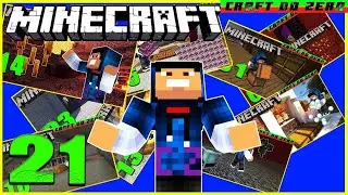 PASSANDO POR TODAS CONSTRUÇÕES E FARMS DA NOSSA SÉRIE, MINECRAFT [CRAFT DO ZERO] #21