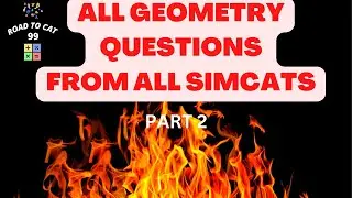 ALL GEOMETRY QUESTIONS FROM SIMCATS | ROAD TO CAT 99 #cat2022 #SIMCATS #catquants #catpreparation