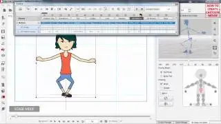 Cartoon animation maker step by step - Importing iClone Motions to CrazyTalk Animator 2