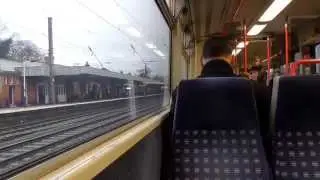Leaving Hitchin Onboard A Great Northern Class 321 (24/11/15)