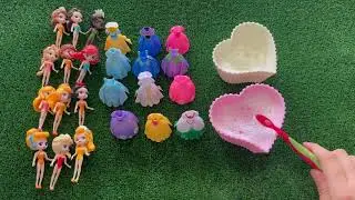ASMR   Unboxing Mattel Disney Princess Spin & Reveal Surprise Dolls! Satisfying video   Review Toys