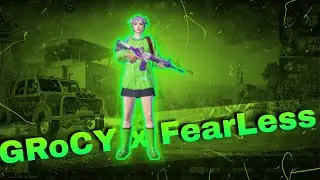 GRoCY x Fearless ⚡| Three finger + GYRO | BGMI Montage#bgmi #viral #poco #grocy