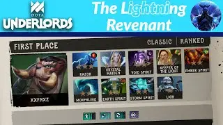 The Lightning Revenant ★★★ Razor is BACK! - Dota Underlords