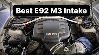 Best Sounding Intake for E90 M3 V8 AFE Stage 2 Carbon Fiber Elbow & Air Filter E92 E93