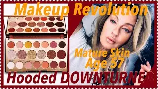Makeup Revolution Precious Stones (Rose Quartz) Glitter Cutcrease Hoodedeyes DOWNTURNED