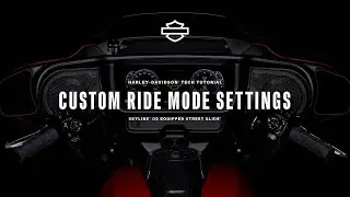 How to Change and Customize Ride Modes using Skyline OS | 2024 Harley-Davidson Street Glide