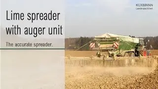 KUXMANN - Lime spreader with auger and two disc unit