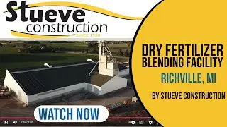 Fertilizer Blending facility by Stueve Construction, Richville, MI