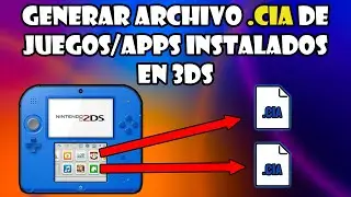 CONVERTIR JUEGOS/APPS instalados en 3DS a ARCHIVOS CIA
