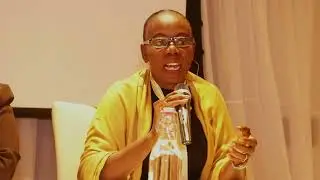 Melvina English,Young BPW Freetown Representative speaks on education at Youngbpw Africa Symposium