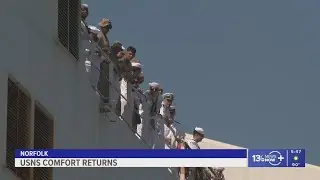 USNS Comfort returns to Norfolk after humanitarian missions