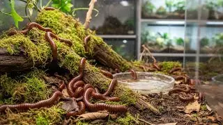 The Crimson Crawlers: A Millipede Colony's Hidden World