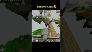 Minecraft The Hive Bedwars butterfly click on Mobile 😍😍