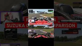 New Suzuka LIDAR F1 25 comparison with F1 24! #f1 #f125 #f1simulator #f1game #f1esports #simracing