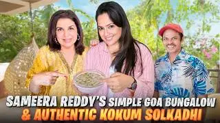 Sameera Reddy's Goa Life! 3 Storey Goa Bungalow Amidst Coconut Trees With Authentic Kokum Solkadhi!