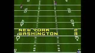 John Madden Football (SNES) - Simulation Tournament (Washington vs New York)