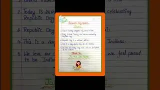 Republic Day speech in english 2026 |5 lines speech on republic day /26 January speech #speech #yt