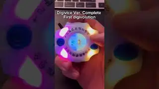 Baby&rsquo;s first digivolve #digimonadventure #anime #digimon #digivice #collectibles