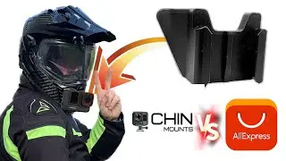 Chin mounts vs AliExpress! 😏Supporto action cam!