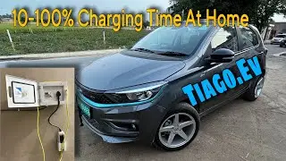 Tiago Ev Charging Time At Home 10% to 100%
