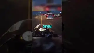 Biker Helps Police Get Through Crazy Traffic!#bike #shorts