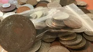 1790s COPPER & MORE DISCOVERED World Coin Loot Bag Searching - Bag #18