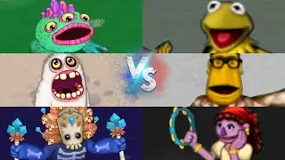 Monsters and Muppets Comparison #4 - Similar Sounds | My Singing Monsters and My Muppets Show