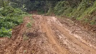OMG kya rasta hai 😱😱😱#badroadcondition #travel#modi#offroad