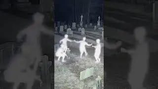 CCTV Footage Reveals Ghost Children Playing in an Abandoned Cemetery | Psychological Horror