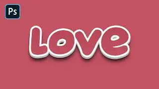 How to create simple 3D TEXT effect in photoshop | Urdu/Hindi