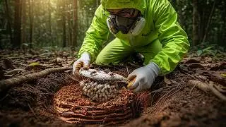 Giant Hornets Hunting: &ldquo;Thousands of Hornets Exploded from the Ground!&rdquo; 🐝💥