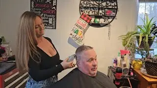 Парикмахерская Ladybarber делает стрижку High & Tight BALD Fade