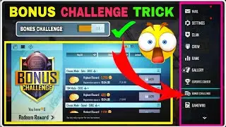 HOW TO GET BONUS CHALLENGE OPTIONS AFTER UPDATE or BAN PUBGM BONUS CHALLENGE NOT SHOWING PROBLEM FIX