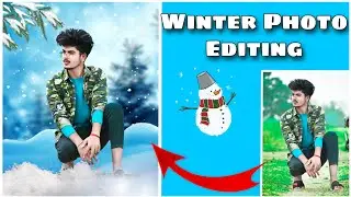 Winter Photo Editing || New Picsart Amazing Photo Editing || Viral Photo @fxeditor5327