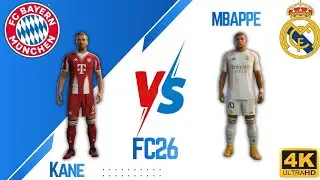 Bayern Munich vs Real Madrid | FC 26 Gameplay | 4K