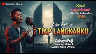 Lagu Rohani: 🎶TIAP LANGKAHKU | CahayaPuji Cover Versi Rock🎸 2025-2026 (Lyrics Video Official)