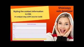 Style the Registration form with CSS  in easy and quick way.