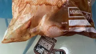 Using BBQ Sauce Packets From McDonalds to Marinate Fresh Whole Chicken