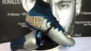 Chaussures De Foot Nike Mercurial Superfly FG Bleu Orange Noir Soldes