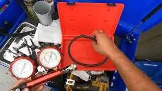 cylinder leakdown test with smoke machine