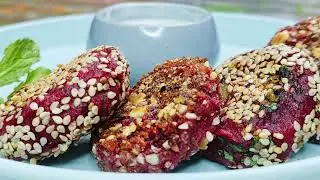 Weightloss beetroot tikki recipe !Beetroot and sweet potato tikki for Weightloss!