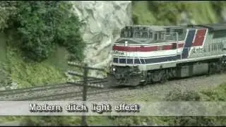 HO scale / M-Rails / QSI Titan decoder equipped locos in action