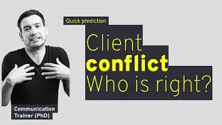 Conflict resolution at work for positive client relationships