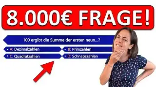 🚀🚀🚀 Schaffst DU die 8.000€ Frage? | WER WIRD MILLIONÄR? (Matheaufgabe)