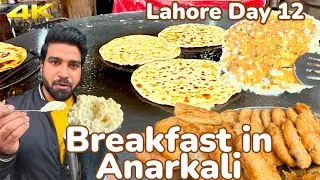 ANARKALI BREAKFAST  Desi Makhana & Creamy Lassi! Is this the BEST Nashta in Lahore?