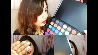 Morphe Brushes 35U Multicolor Shimmer Eyeshadow Palette Review | IndianBeautyReviewer