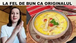 Ciorba de burta falsa cu ciuperci Pleurotus - Reteta vegetariana care te va cuceri