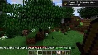 Let's Play Minecraft with Michael Jolly- Part 1- 