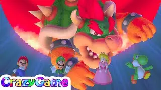 Mario Party 10 Bowser Party Mario Vs Luigi Vs Peach Vs Yoshi