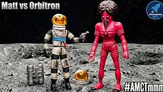 🪐👽 Major Matt Mason Colorforms Outer Space Men - Orbitron Alien Uranus 🚀 Фигурки Классические игр...